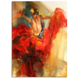 Hand Painted Abstract Oil Painting Wall Art Modern Contemporary Dancing Women Picture Canvas Home Decor For Living Room No Frame - 90x120cm