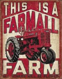 Tin Sign Farmall Farm - 034-2001
