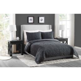 Full/Queen Comforter;   A variety of styles - Gray Damask