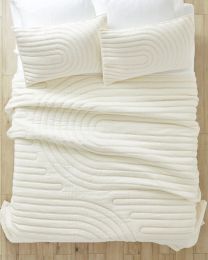 Full/Queen Comforter;   A variety of styles - White Textured Arch
