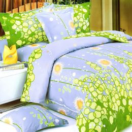 Blancho Bedding - [Dandelion Dream] 100% Cotton 5PC MEGA Duvet Cover Set (Twin Size) - BLANCHOMH01038-1