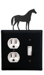 Horse - Single Outlet and Switch Cover - EOS-68