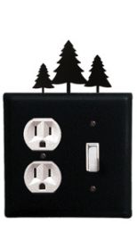 Pine Trees - Single Outlet and Switch Cover - EOS-20