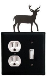 Deer - Single Outlet and Switch Cover - EOS-3