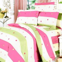 Blancho Bedding - [Colorful Life] 100% Cotton 3PC Mini Duvet Cover Set (Queen Size) - MINIDUVET-MF01007-3