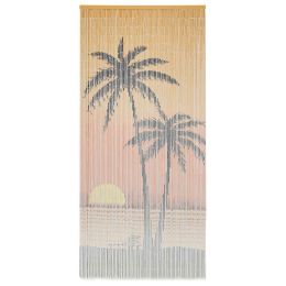 Insect Door Curtain Bamboo 35.4"x78.7" - Multicolour