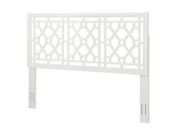 Tabor Chippendale White Headboard - King - as pic