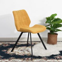 Fabric Side Chair (Set of 2) - Yellow