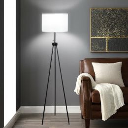 Modern Metal Tripod Floor Lamp with Chain Switch - as show