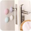 Doorknob Back Wall Protector Crash Pad Home Door Rubber Crash Mat Door Handle Bumper Kitchen Dining Bar Accessories Home Decorations - pink
