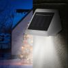 LED Solar Powered Stair Lights Dusk-To-Dawn Waterproof Garden Pathway Patio Fence Lamp - White
