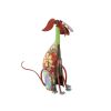 17 Inch Decorative Metal Dog Sculpture; Multicolor - BM04287