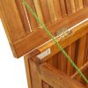 Patio Storage Box 44.5"x19.7"x22.8" Solid Acacia Wood - Brown